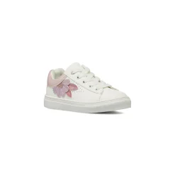 Sneakers da Bambina bianche Le scarpe di Alice con fiori glitter e zip