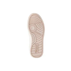 Sneakers da bambina Kappa bianche con strappo e dettagli iridescenti