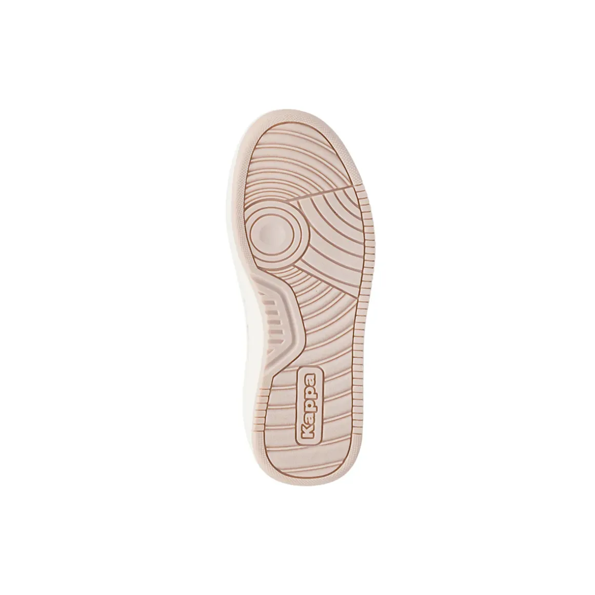 Sneakers da bambina Kappa bianche con strappo e dettagli iridescenti