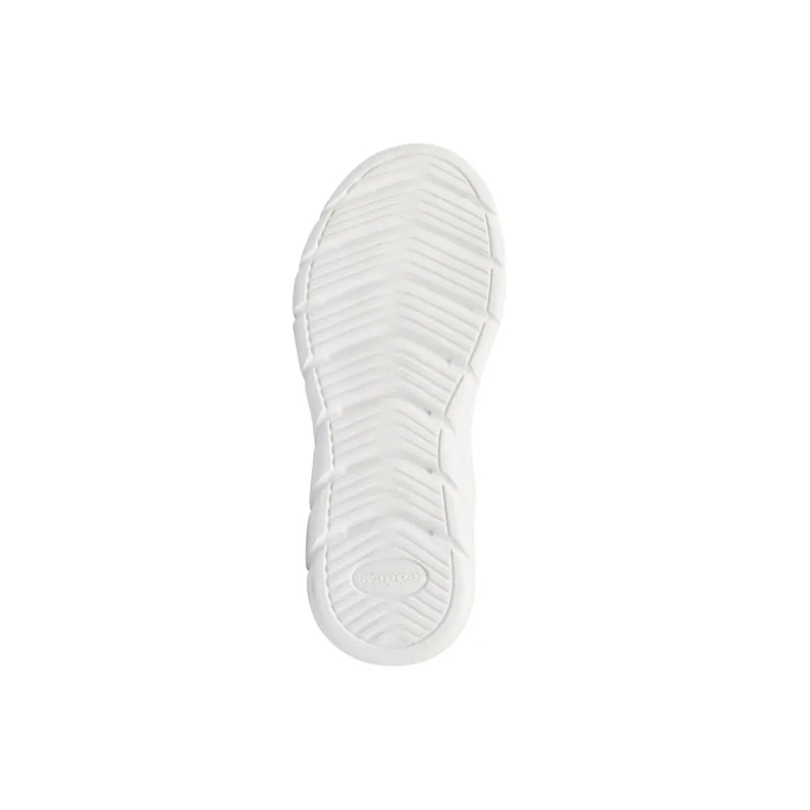 Sneakers da bambina Kappa grigio argento e rosa con chiusura a strappo