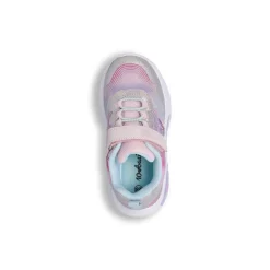 Sneakers da bambina lilla con glitter e luci colorate Dieci Baci