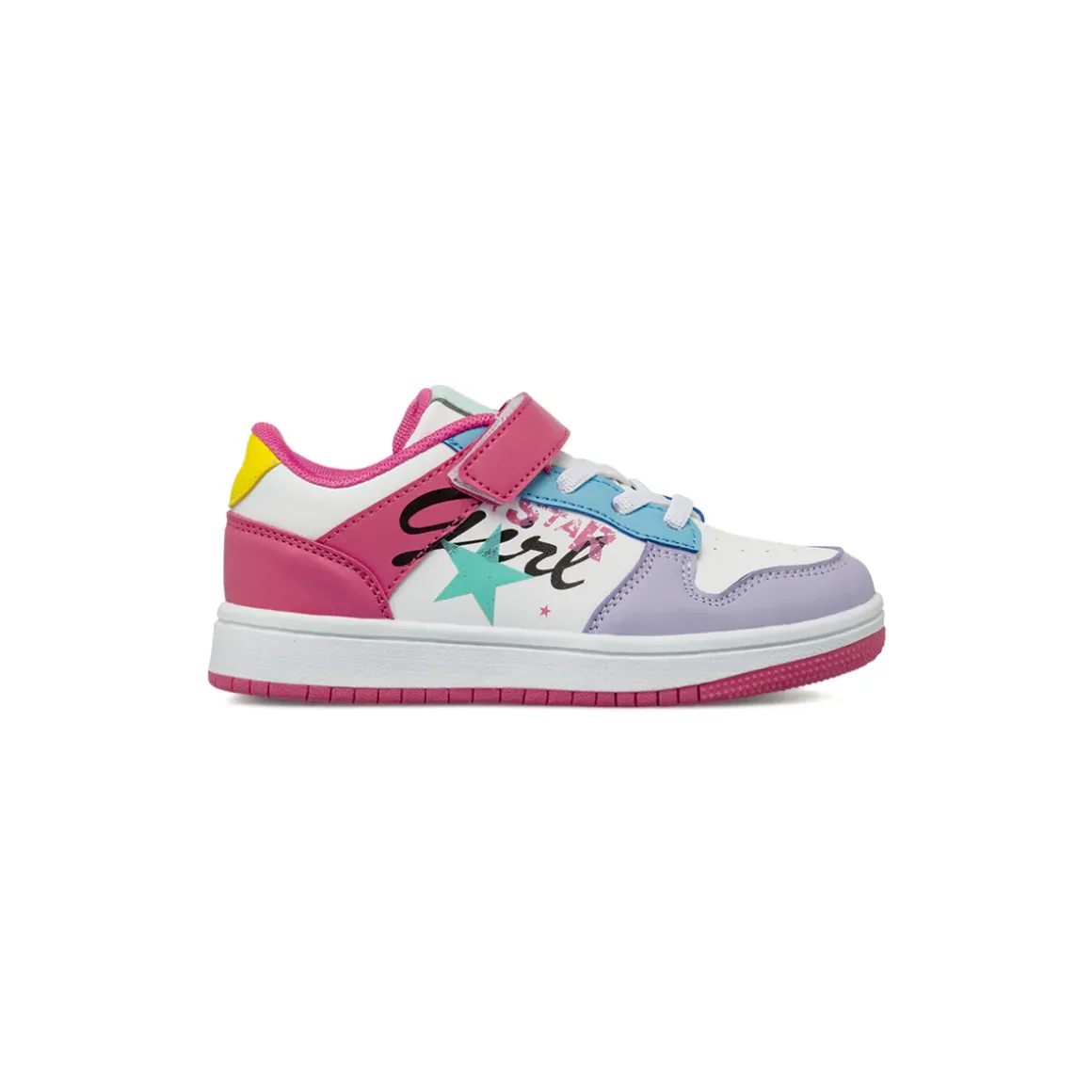 Sneakers da Bambina Lilla e rosa con strappo Le scarpe di Alice