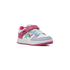 Sneakers da Bambina Lilla e rosa con strappo Le scarpe di Alice