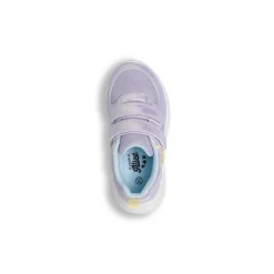 Sneakers da bambina lilla iridescente con strappo Le scarpe di Alice