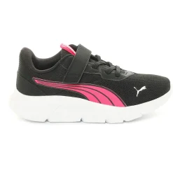 Sneakers da bambina nere con dettagli fucsia Puma FlexFocus Modern AC+