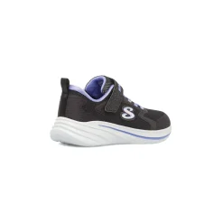 Sneakers da bambina nere con glitter e strappo Skechers
