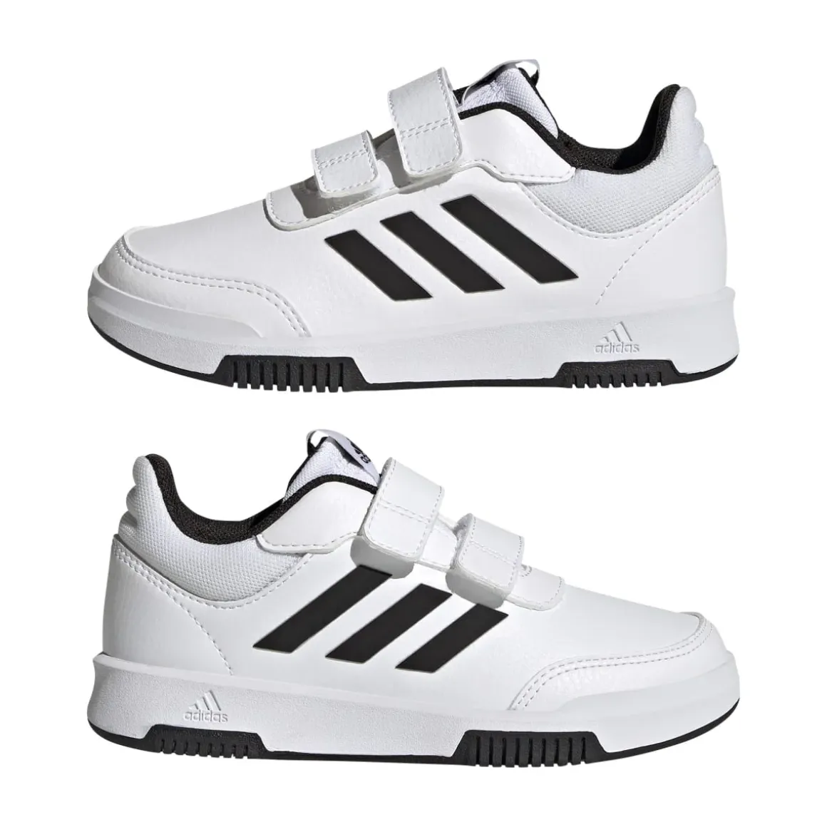 Sneakers da bambina primi passi bianche con dettagli neri adidas Tensaur Sport 2.0 CF K
