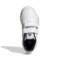 Sneakers da bambina primi passi bianche con dettagli neri adidas Tensaur Sport 2.0 CF K