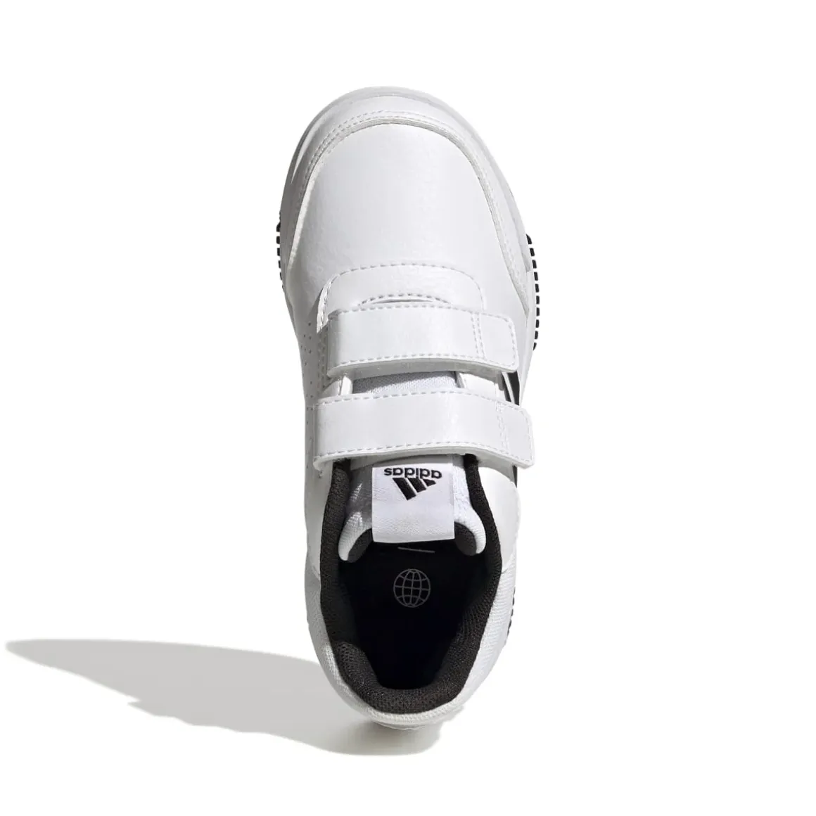 Sneakers da bambina primi passi bianche con dettagli neri adidas Tensaur Sport 2.0 CF K