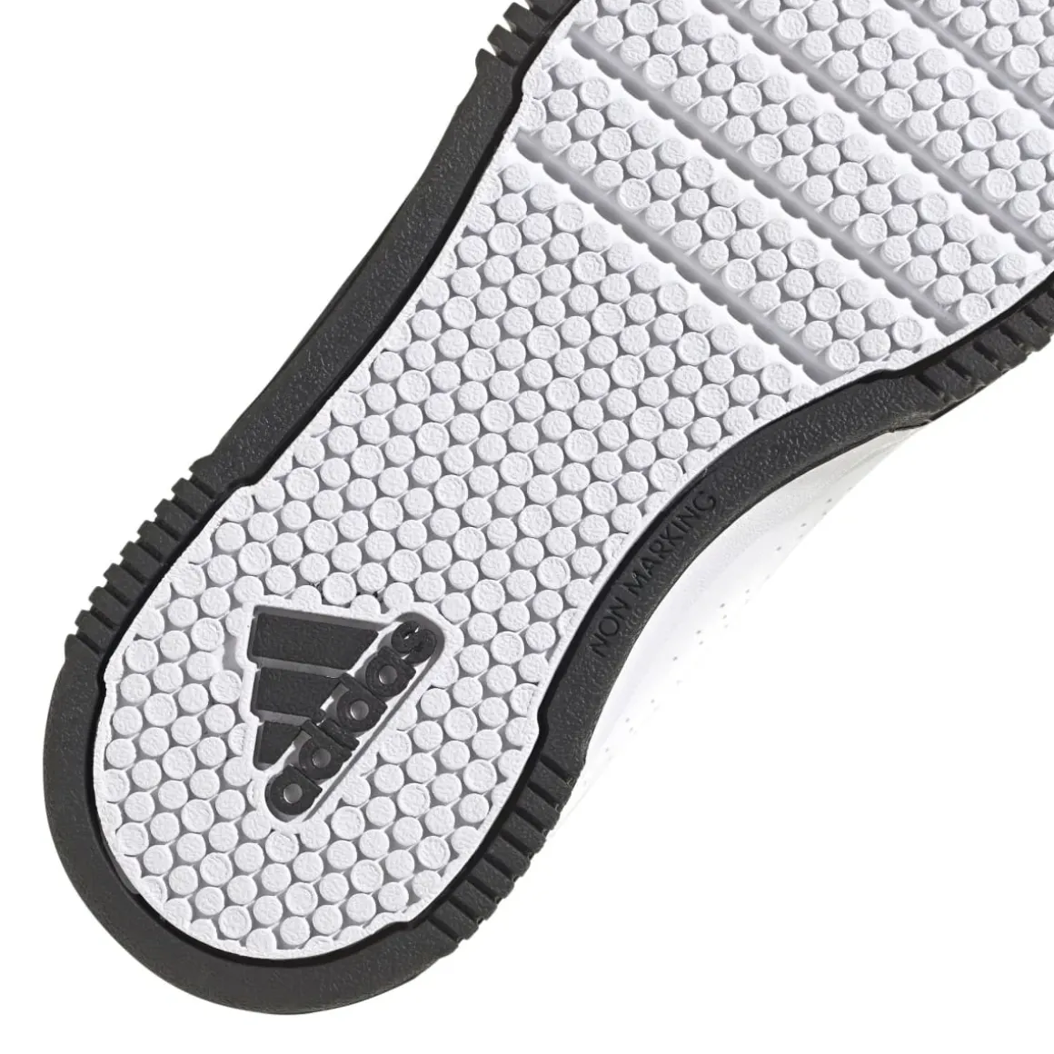 Sneakers da bambina primi passi bianche con dettagli neri adidas Tensaur Sport 2.0 CF K