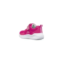 Sneakers da bambina Primi Passi Kappa fucsia con chiusura a strappo