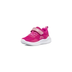 Sneakers da bambina Primi Passi Kappa fucsia con chiusura a strappo