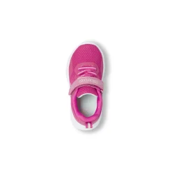 Sneakers da bambina Primi Passi Kappa fucsia con chiusura a strappo
