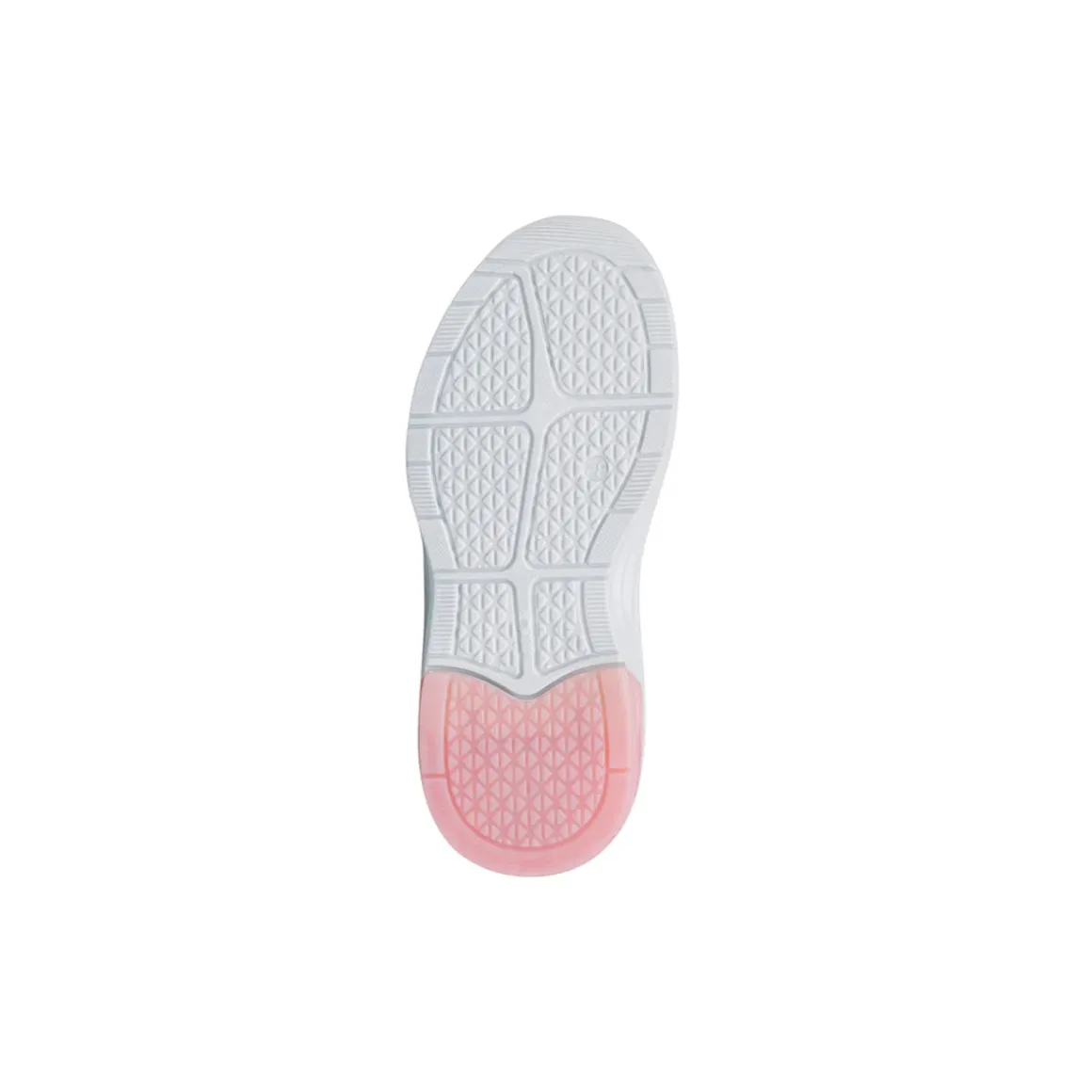 Sneakers da bambina rosa e bianche con luci e patch Stich