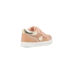 Sneakers da bambina rosa Lumberjack effetto iridescente e strappo