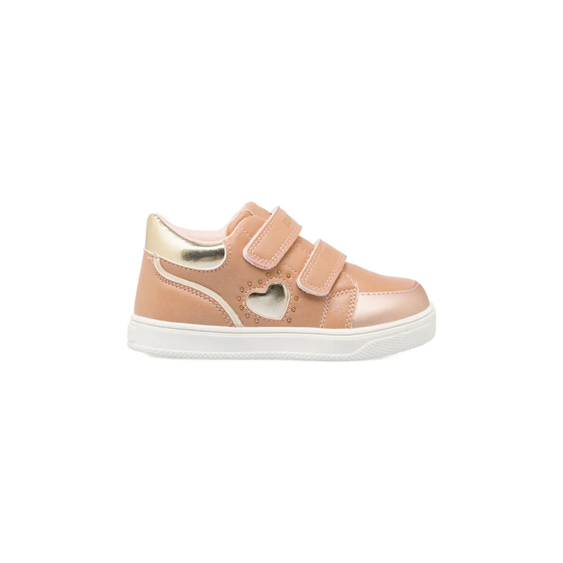 Sneakers da bambina rosa Lumberjack effetto iridescente e strappo