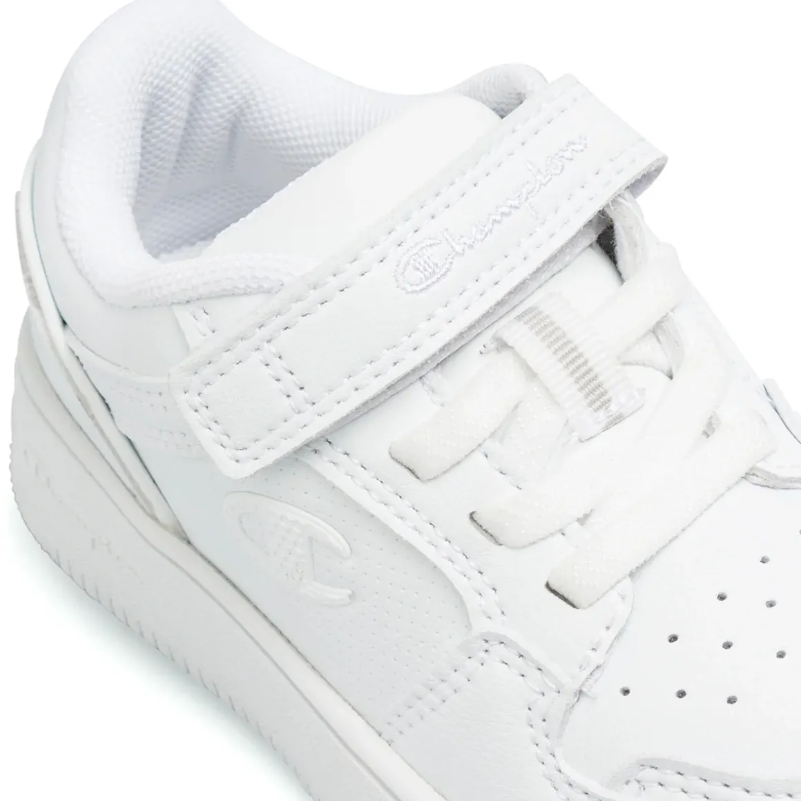 Sneakers da bambino bianche Champion Sport con chiusura in velcro