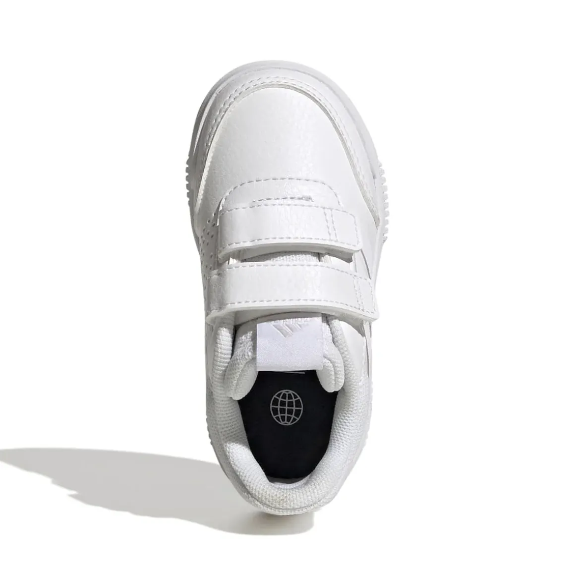 Sneakers da bambino bianche e grigie con logo adidas Tensaur Sport 2.0 CF I