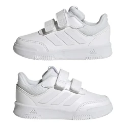 Sneakers da bambino bianche e grigie con logo adidas Tensaur Sport 2.0 CF I