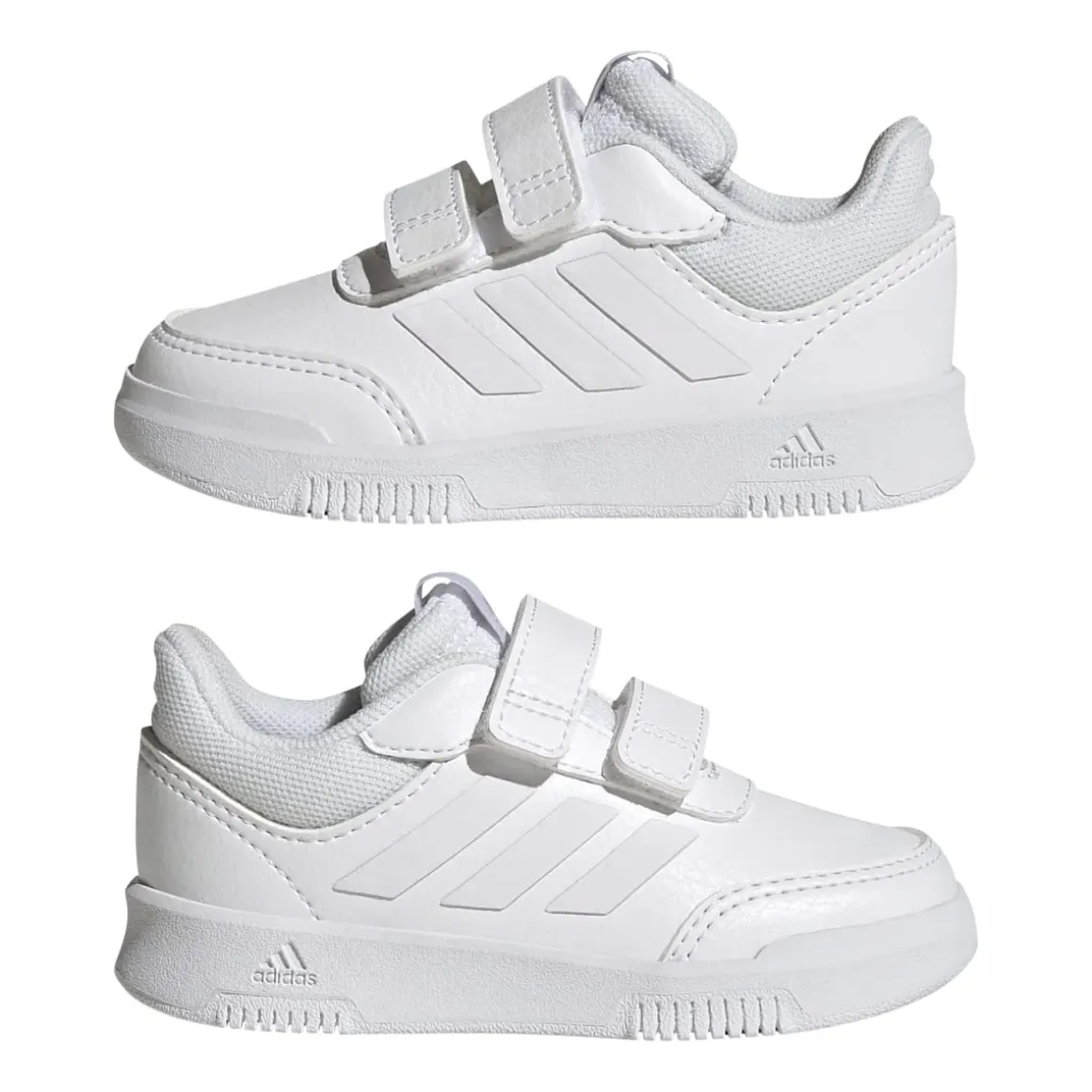 Sneakers da bambino bianche e grigie con logo adidas Tensaur Sport 2.0 CF I