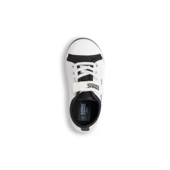 Sneakers da Bambino bianche e nere con Luci nella suola Sonic