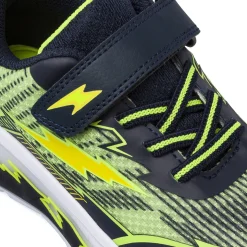 Sneakers da Bambino blu con dettagli lime Birilli&Monelli