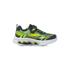 Sneakers da Bambino blu con dettagli lime Birilli&Monelli
