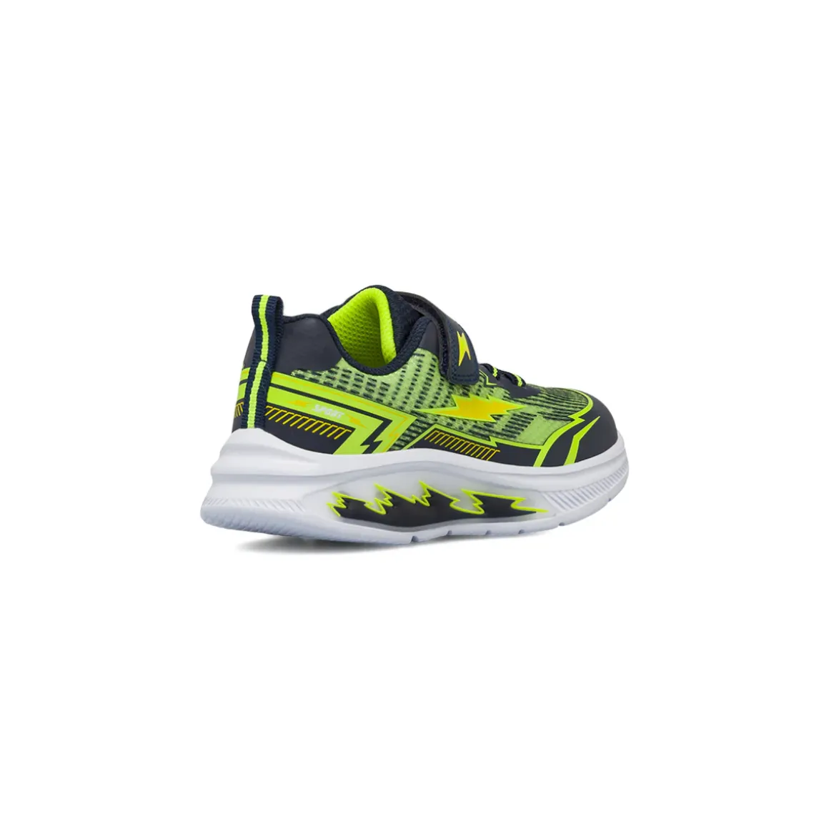 Sneakers da Bambino blu con dettagli lime Birilli&Monelli