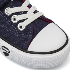 Sneakers da Bambino blu con punta bianca e dettagli rossi Ducati