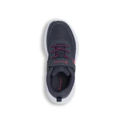 Sneakers da Bambino blu con strappo e dettagli rossi Champion