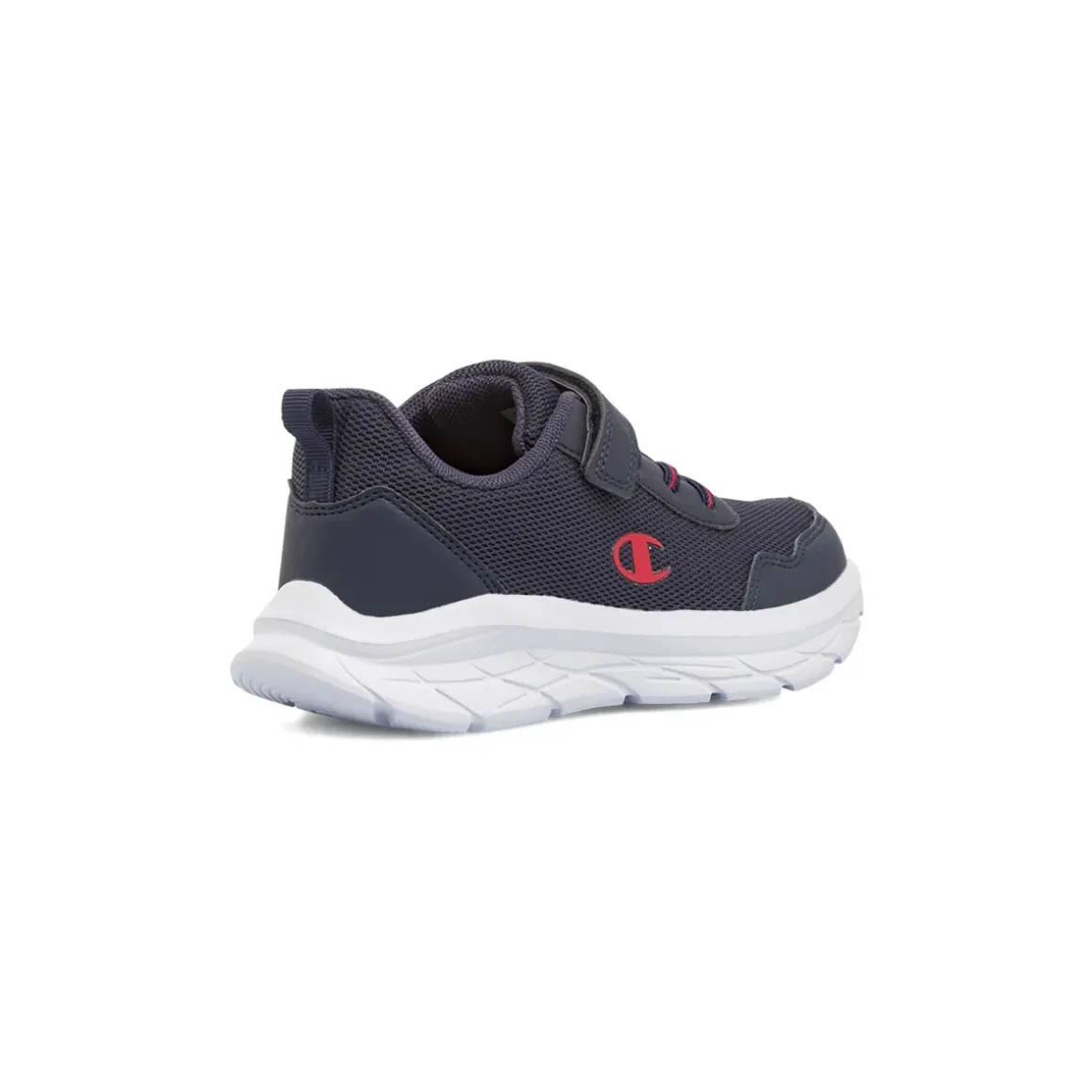 Sneakers da Bambino blu con strappo e dettagli rossi Champion