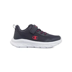 Sneakers da Bambino blu con strappo e dettagli rossi Champion