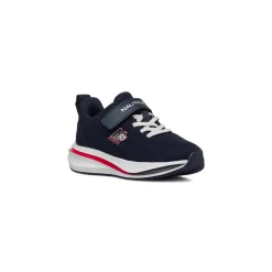 Sneakers da bambino blu in mesh blu navy con dettagli a contrasto Nautica