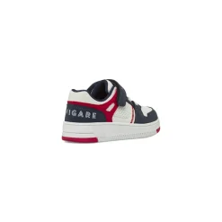 Sneakers da bambino blu Navigare con dettagli bianchi e rossi