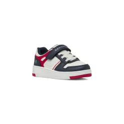 Sneakers da bambino blu Navigare con dettagli bianchi e rossi