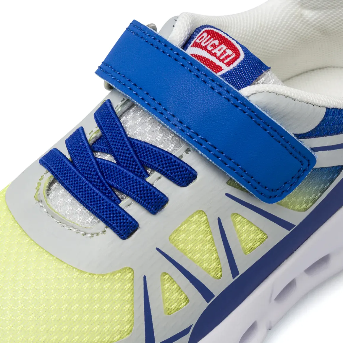 Sneakers da Bambino Gialle con dettagli blu Ducati