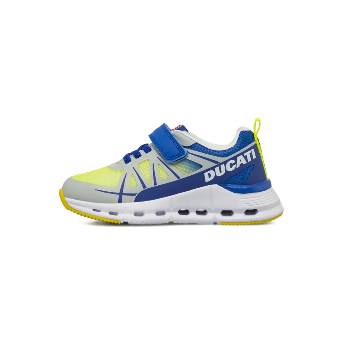 Sneakers da Bambino Gialle con dettagli blu Ducati