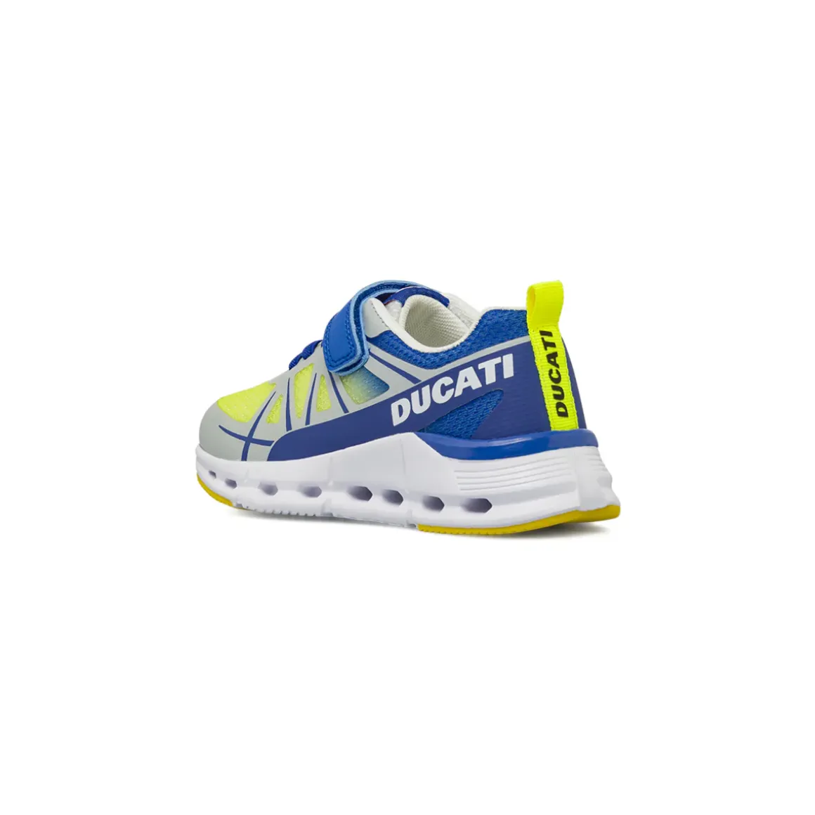 Sneakers da Bambino Gialle con dettagli blu Ducati