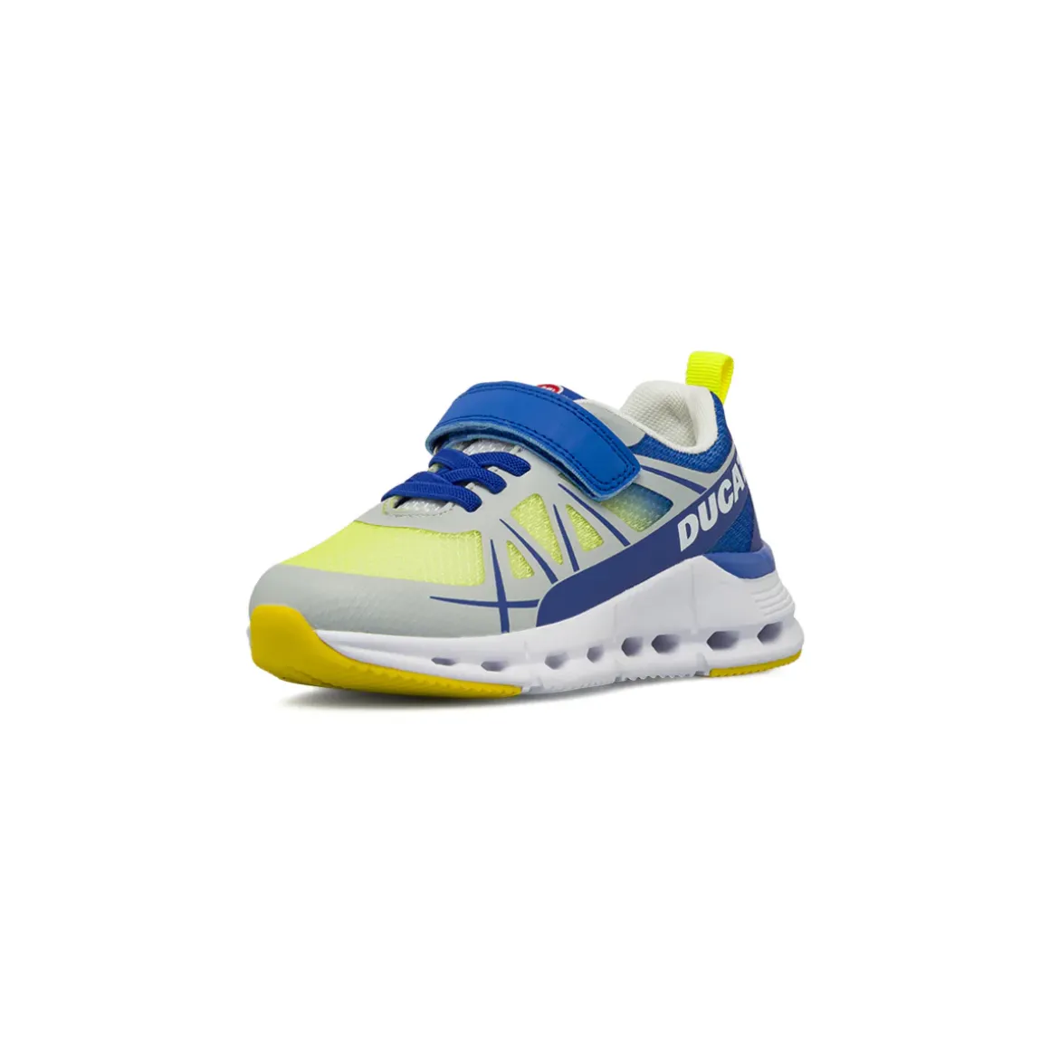 Sneakers da Bambino Gialle con dettagli blu Ducati