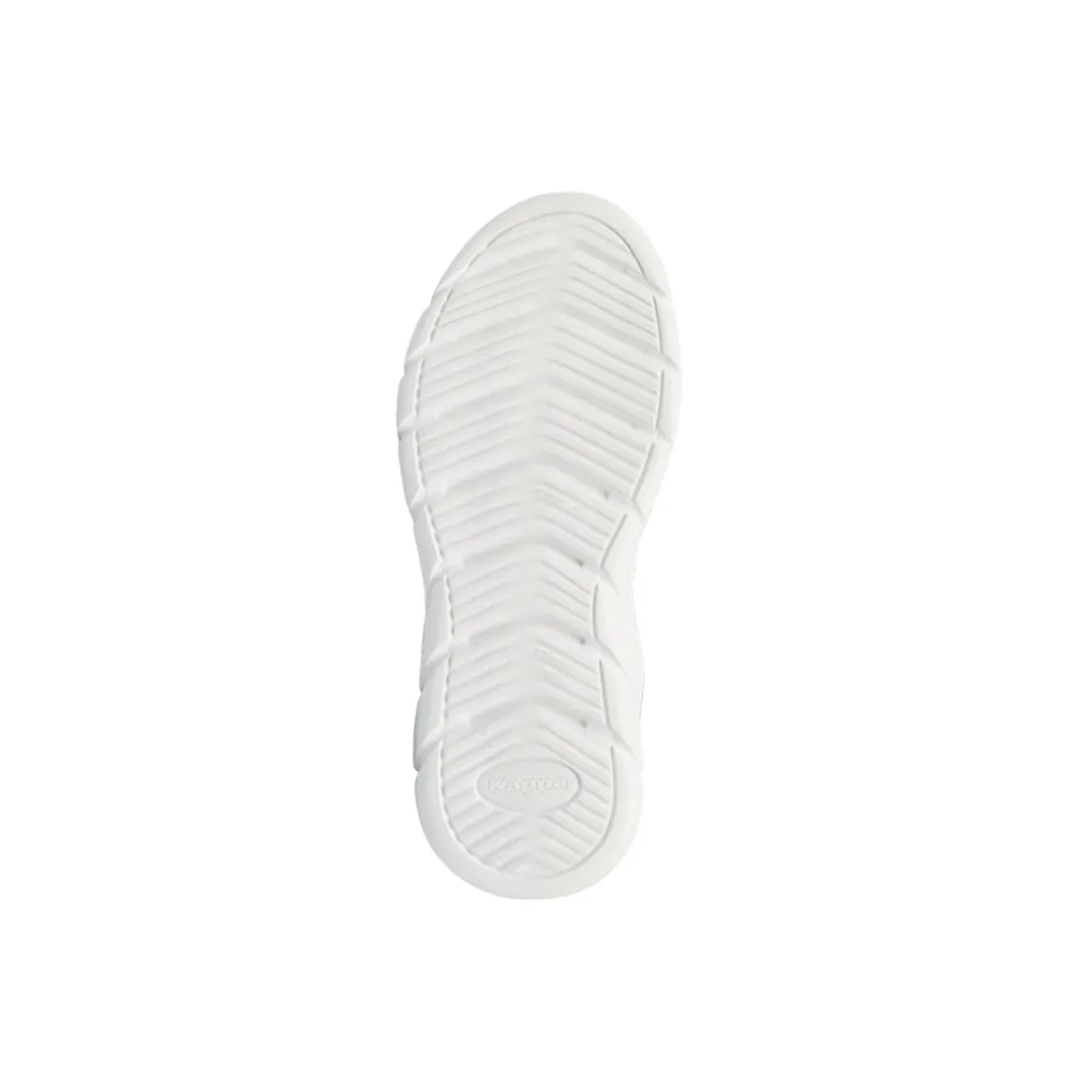 Sneakers da bambino Kappa verdi militare in mesh con strappo in velcro