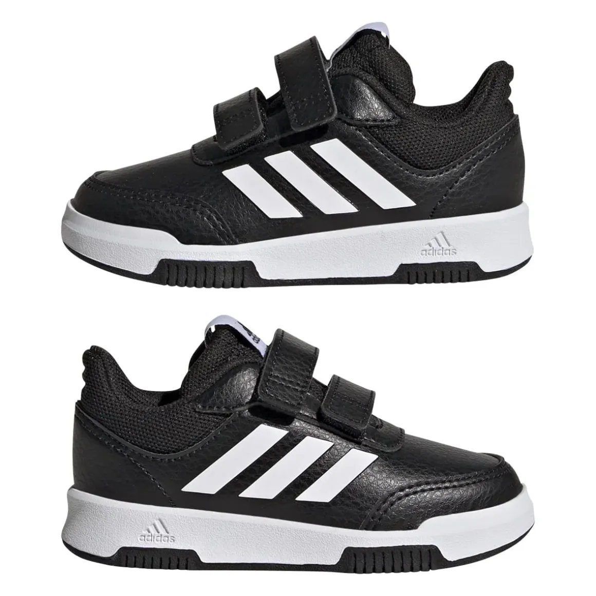 Sneakers da bambino nere con dettagli bianchi adidas Tensaur Sport 2.0