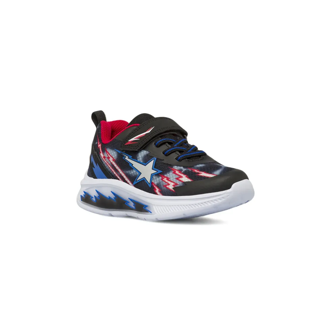 Sneakers da Bambino nere con stampe Birilli Monelli