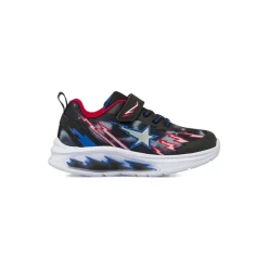 Sneakers da Bambino nere con stampe Birilli Monelli