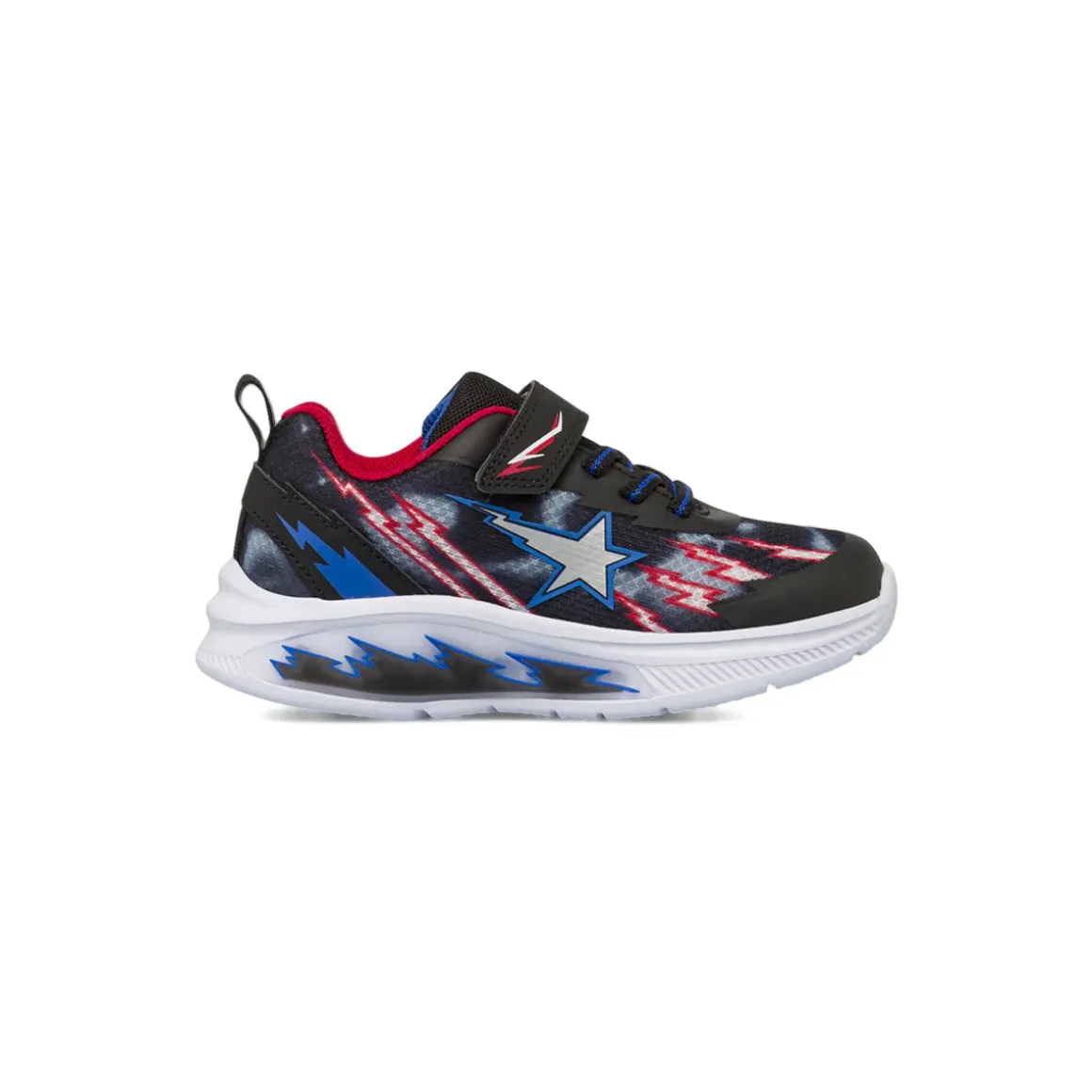 Sneakers da Bambino nere con stampe Birilli Monelli