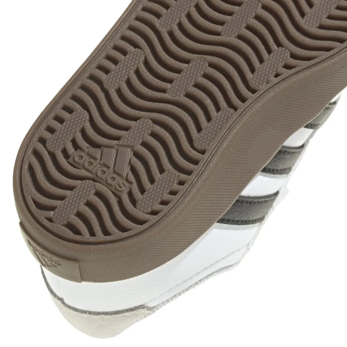Sneakers da bambino primi passi bianche e blu con logo adidas VL Court 3.0