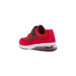 Sneakers da bambino rosse con strappo in velcro Ducati