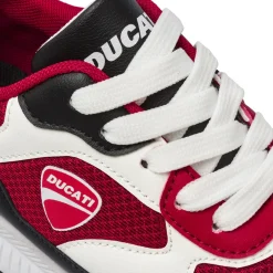 Sneakers da Bambino Rosse con chiusura a lacci Ducati