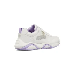 Sneakers da donna bianche con dettagli lilla Dimensione Danza