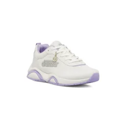 Sneakers da donna bianche con dettagli lilla Dimensione Danza