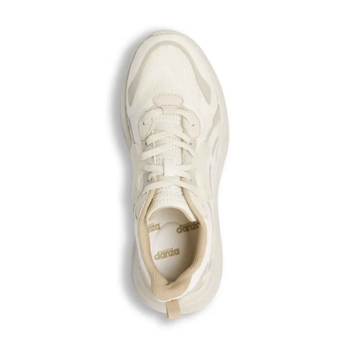 Sneakers da donna bianche con suola ammortizzata Dimensione Danza
